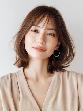 ダブル(W) 艶髪/艶感/艶髪/透明感/レイヤーカット/顔まわりカット/3