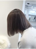 ハイライト/グレージュ/似合わせカット/コントラストハイライト