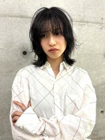ロマーリ 岡山店(LOMARLIE)&nbsp;ニュアンスウルフ/ミディアムレイヤー/くびれヘア