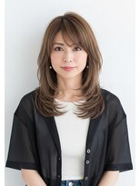 ライフイズモーメント 浜松富塚店(Life is...Moment)&nbsp;透明感ベージュ×小顔効果レイヤーカット