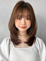 アグノス 青山(Agnos) 艶感小顔カットくびれヘアデジタルパーマ前髪ワンカール美髪