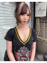 シイ(SIE) block color×bob layer☆☆