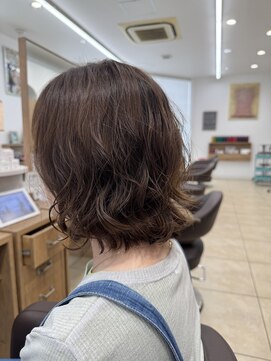 アース 岐阜店(HAIR&MAKE EARTH) 大人かわいい外ハネボブ×くびれレイヤー