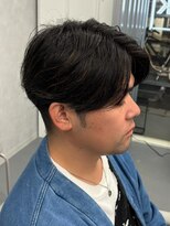 エルマーク 本山(L-MARK) センターパート/フェザーパーマ/スパイラルパーマ/men's