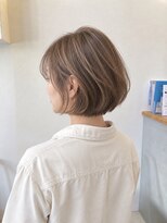 リノ 寺田町南口店(rino)&nbsp;さらっと収まる前髪ありボブ