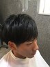 メンズナチュラルストレート   カット  12300