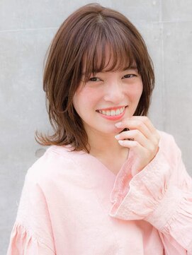 ルティア 池袋(Lutia) シースルーバング ココアブラウン