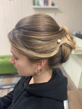 ヘアースペース 練馬店(hair space COCO) 夜会巻き