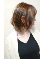 アクセル エルヴェ 城東店(AXCEL E'LEVER) アッシュベージュ×ボブ