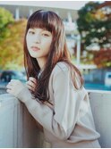 ぱっつんナチュラルスタイル