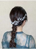 お呼ばれヘアセット/結婚式/二次会