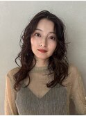 おしゃれパーマレイヤーパーマコテ巻きパーマパーマヘア