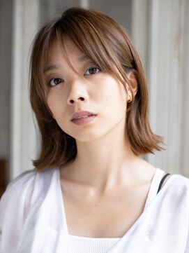 サロン ド ウィズ 西船橋店(Salon de With) 外はねボブ/ブラウンカラー◎30代40代50代