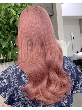 ロウル 渋谷(LOWRL) ピンクベージュ/チェリーピンク/ケアブリーチカラー