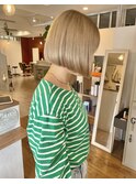 ★ハイトーンボブ＊stylist Aoi