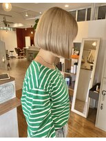 エクレ(eclet)&nbsp;★ハイトーンボブ＊stylist Aoi
