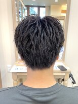 アルターリール(aL ter Rire)&nbsp;アッシュブラック/カルマパーマ/ベリーショート/鎌取/中村郁未