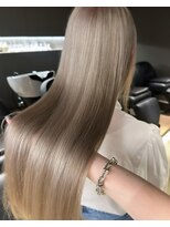 ペレ 栄店(PELE) デザインカラー/レイヤーカット/ウェットヘア/オリーブベージュ