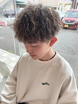 コト 福井大和田店(coto)&nbsp;ツイストスパイラル/ハイライト/メンズパーマ