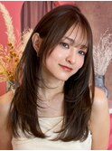 グレーベージュでワンカールレイヤー