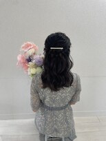 シュシュ(shushu)&nbsp;ハーフアップ♪