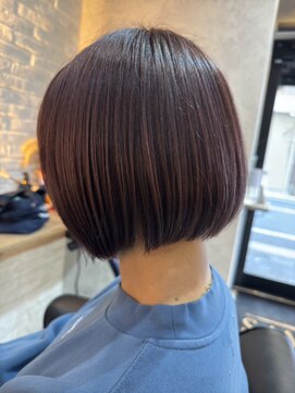 ウィローズ(WILLOW'S) 大人かわいい耳かけ丸みショートボブ20代30代40代髪型