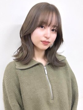 ザ ドッツ(THE DOTS) オリーブベージュ 透明感カラー ハイトーン くびれレイヤー