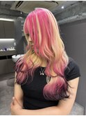 くびれヘア/ホワイトベージュ/夏のヘアアレンジ/名古屋