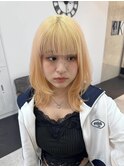 抜きっぱなしブロンド×レイヤーカット