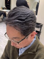 バース 梅田中崎町店(BIRTH)&nbsp;50代40代白髪ぼかしシルバーメッシュバレイヤージュ