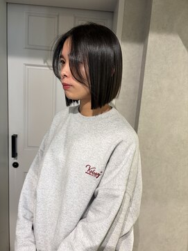 ゼスト クレス(ZEST Cres) 【立川cres小山】酸性ストレート　オリーブボブ