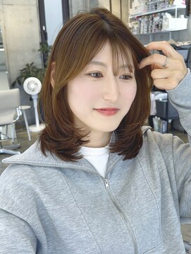 エインアンリー 明治神宮前(AIN.ANLY.) 透明感カラーくびれロング似合わせカットミディアムレイヤー