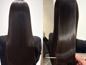 エン(enn)の写真/ダメージが気になる髪も【新ケラチントリートメント】で髪の内部から徹底的に補修し、しなやかな艶髪へ…。