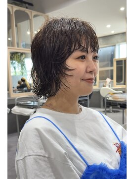 ソイデュエ 梅田(soi due) くるっとカジュアルなボブパーマ♪@ 阪野裕基