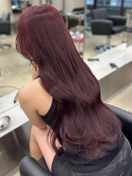 ペレ 原宿(PELE) ダブルカラー/ケアブリーチ/羽エクステ/原宿