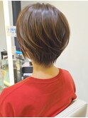 イメチェンウルフショートレイヤーカット30代40代50代田嶋I