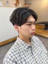 リットヘアープラス 方南町店(litto hair+)&nbsp;ナチュラルパーマ×センターパート
