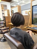 ヴィアルス 花山店(VIARS) 脱白髪染め♪まろやかベージュ×ショートボブ