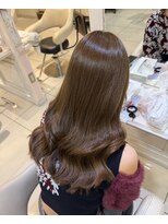 アッシュ 西荻窪店(Ash) 〈ツヤ映えカラー〉カット+ワンカラーで明るめオリーブブラウン