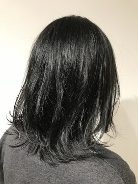 エイトタマプラ たまプラーザ店(EIGHT tamapla) 【EIGHTたまプラ】デザインカラー_切りっぱなしボブ