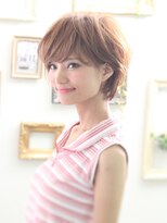 ジーナ(JINA) ◆20代30代にオススメ！束感くびれショート×アッシュベージュ