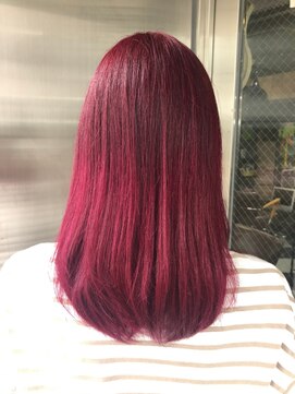 トリックストア(TRICK STORE) ブリーチなし!ワインレッドカラー