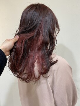 エル(EL by green) (Kotaro)ピンクブラウン×インナーカラー×ピンク