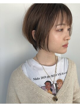 バランス ヘアーデザイン(BALANCE hair design) プツっと丸みショート