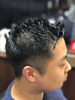 ヒロギンザ 浜松町店(HIRO GINZA)&nbsp;ビジネスショート×ステルスパーマ<ヒロ銀座/浜松町/理容室>