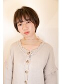 好感度の高いシンプルシュートヘア