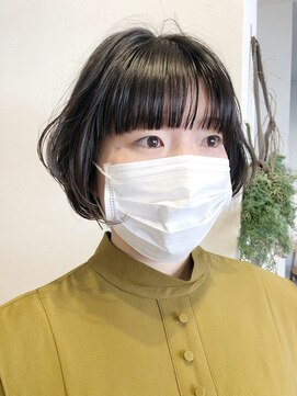 スナオ(sunao) ゆるふわパーマ×ワイドバングボブ