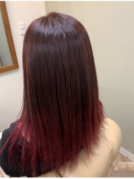 アリーヘアー(ALLY Hair) ピンクブラウングラデーション