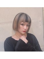 ボアップ 新居浜店(boappu)&nbsp;#ローライト #ハイトーン #ハイトーンボブ #ミルクティ