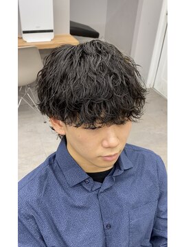 オムデュー(HOMME DEUX) 【KAITO】波巻きパーマ